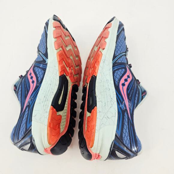 Saucony Guide 9 Everun Womens Shoes Sneakers Size 9 Running Athletic Blue Pink - Picture 6 of 9